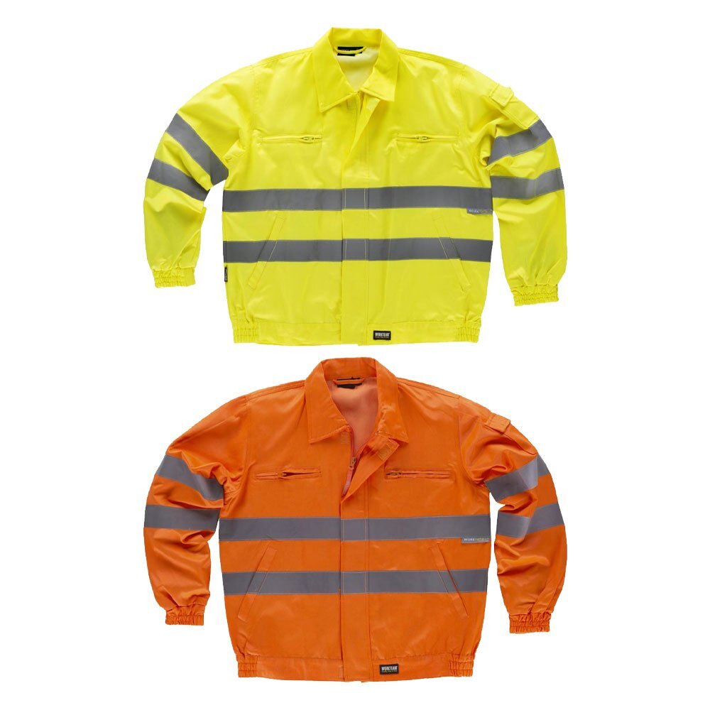 giacca alta visibilità con bande refrangenti c3910 workteam