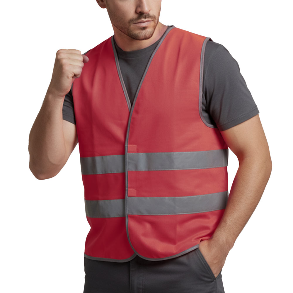 GILET ALTA VISIBILITA CHIUSURA ADATTABILE