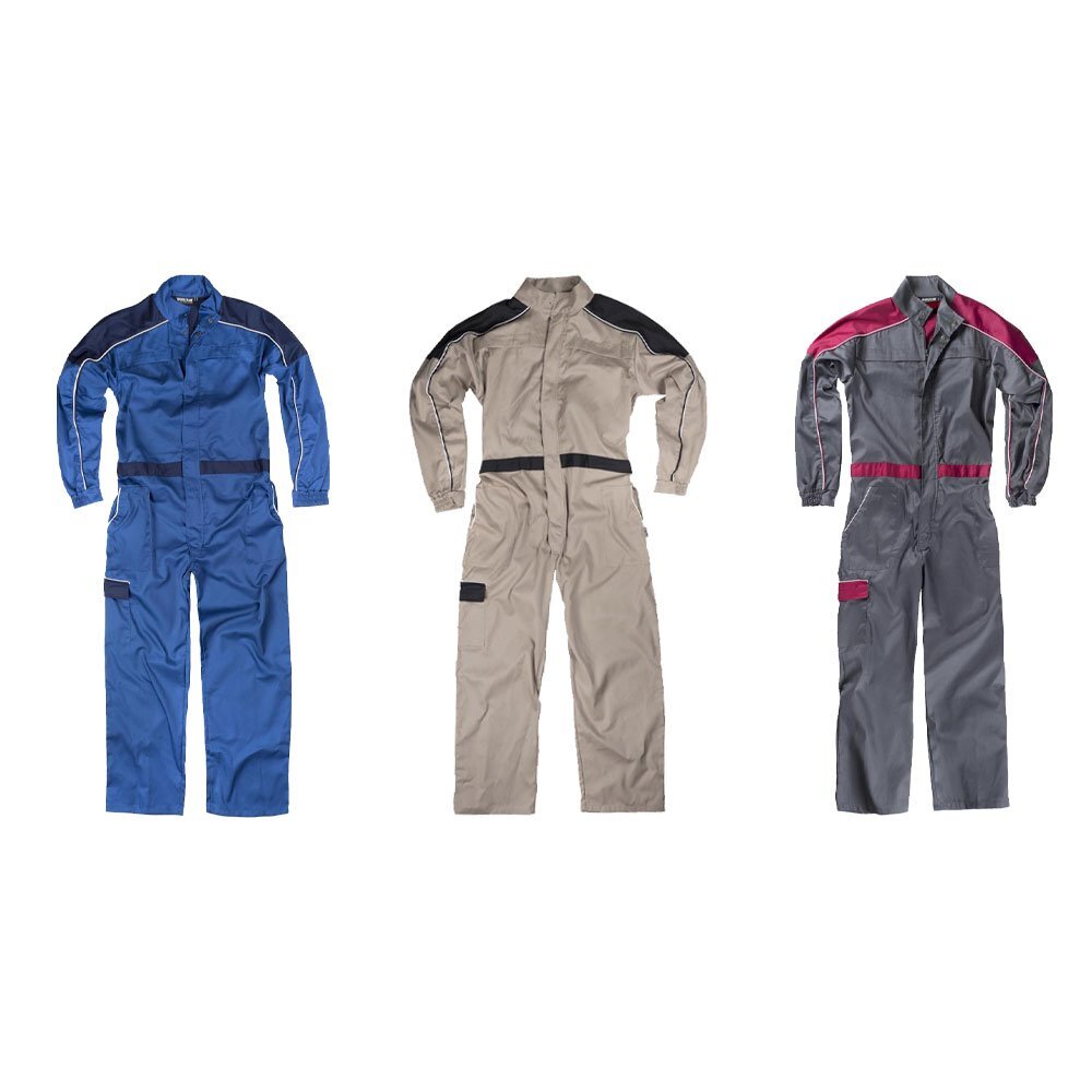 tuta da lavoro con collo alla coreana c4504 workteam