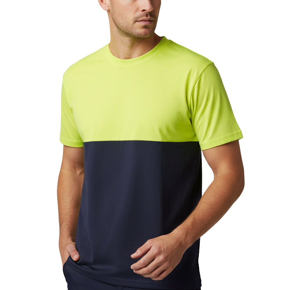 T-SHIRT MANICA CORTA ALTA VISIBILITA' BICOLORE