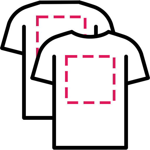 DOUBLE PRINT ATOMIC (clone) Fronte-Retro