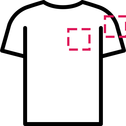 DOUBLE PRINT ATOMIC (clone) Cuore-Spalla sinistra