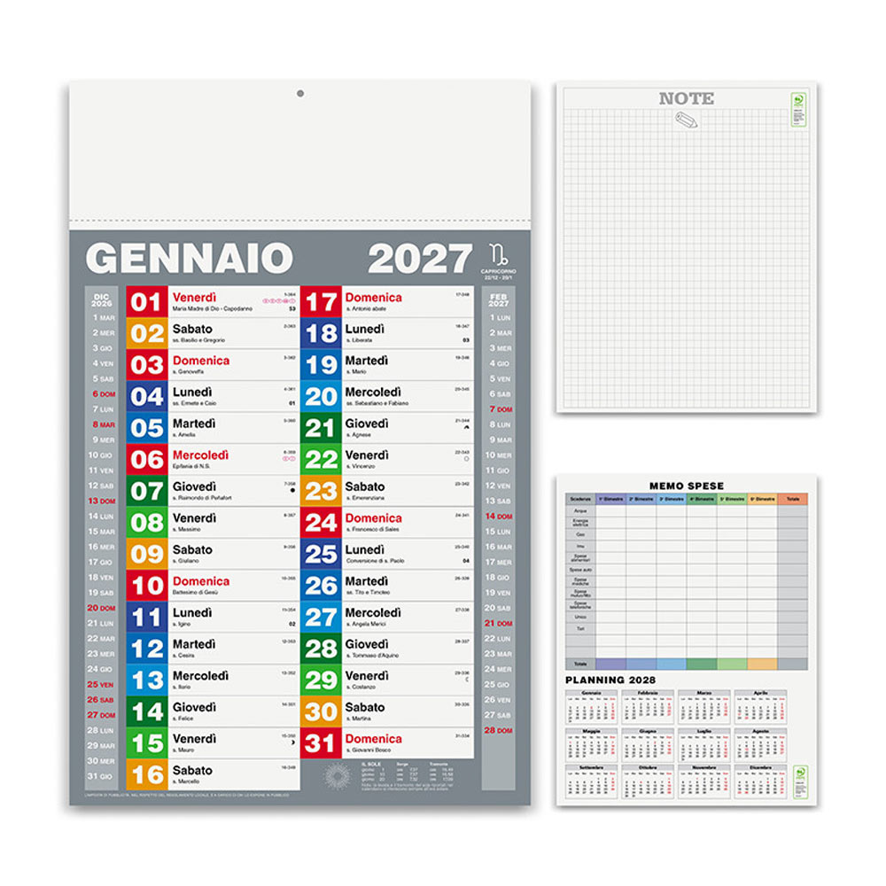 CALENDARIO BLOCK