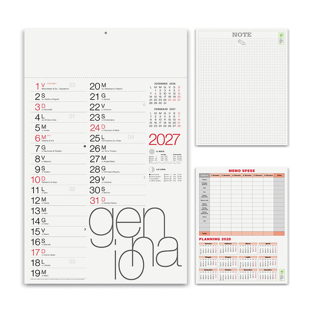 CALENDARIO OLANDESE MODERNO