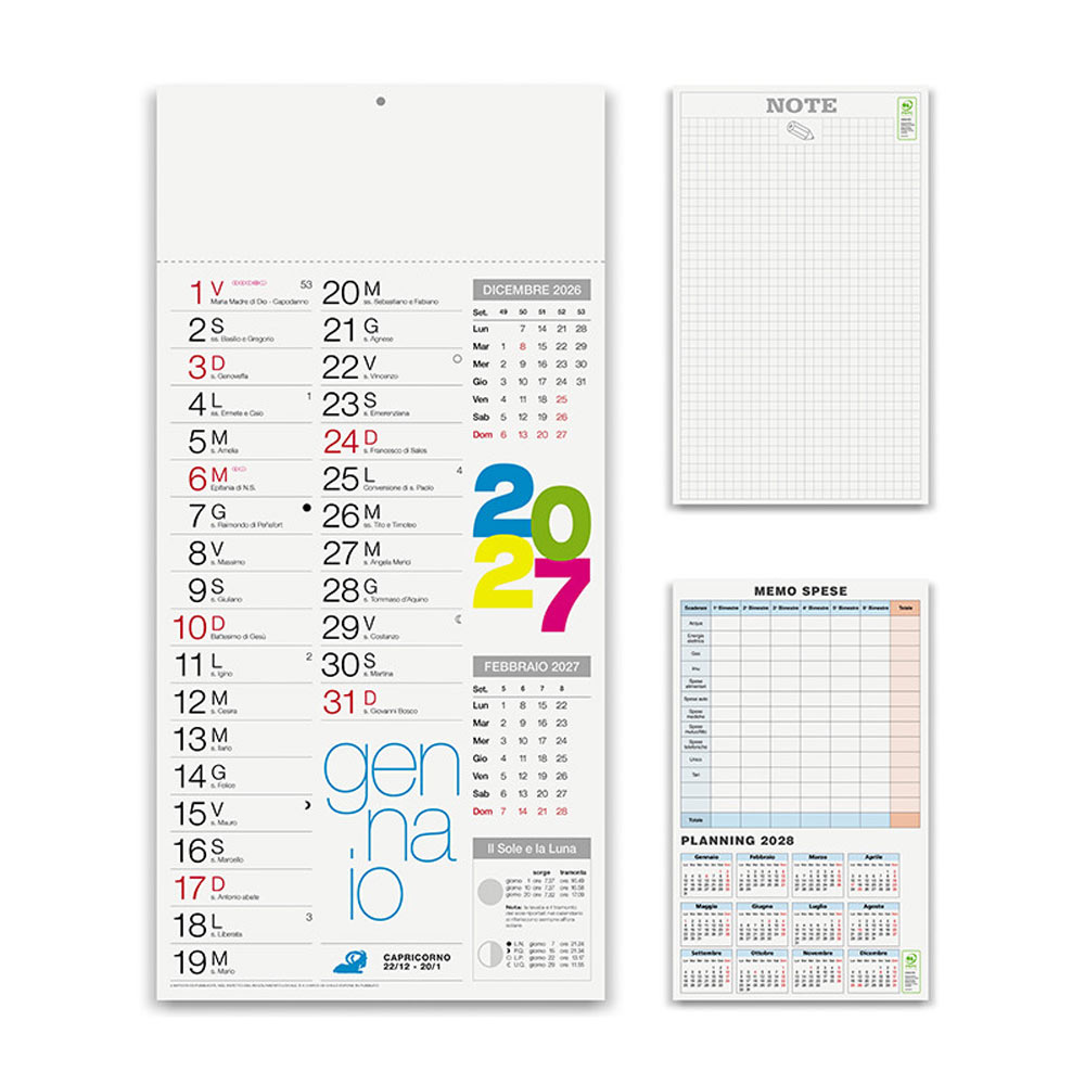 CALENDARIO OLANDESE SHADED MODERNO