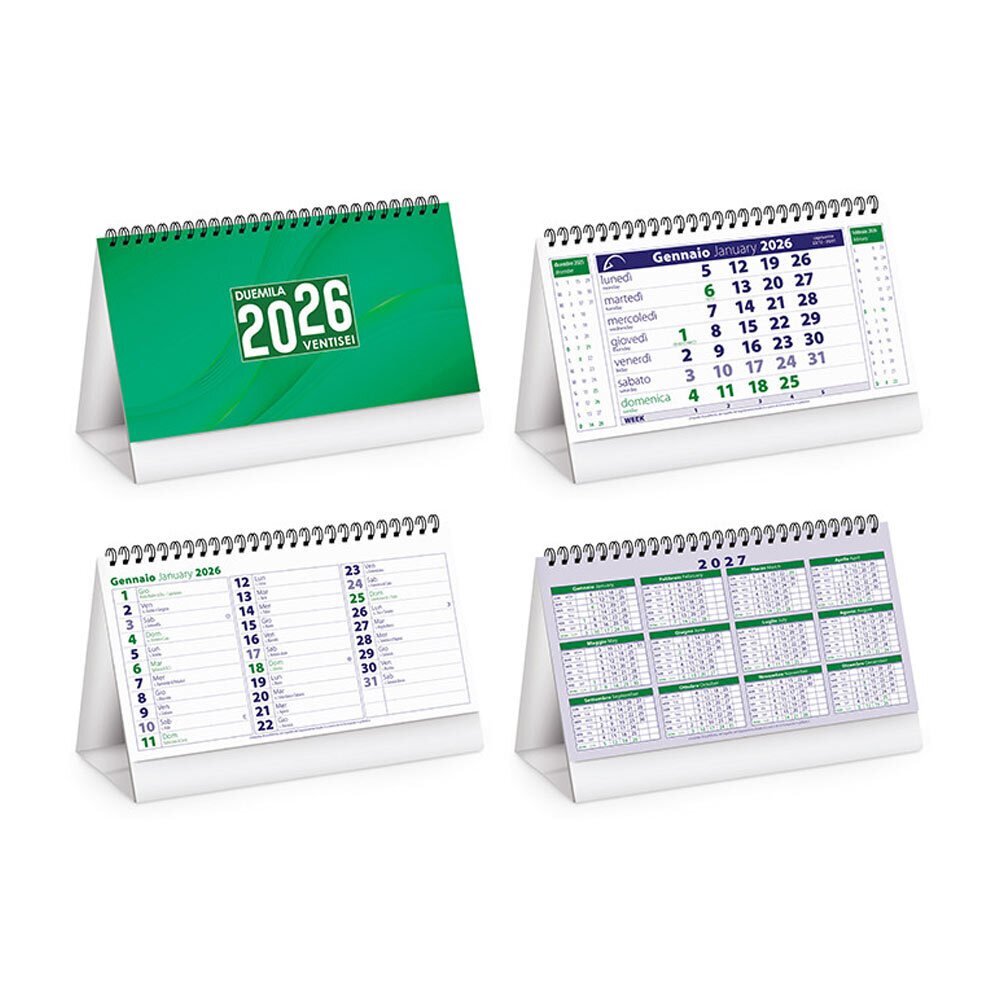 CALENDARIO DA TAVOLO CHART TABLE 2026