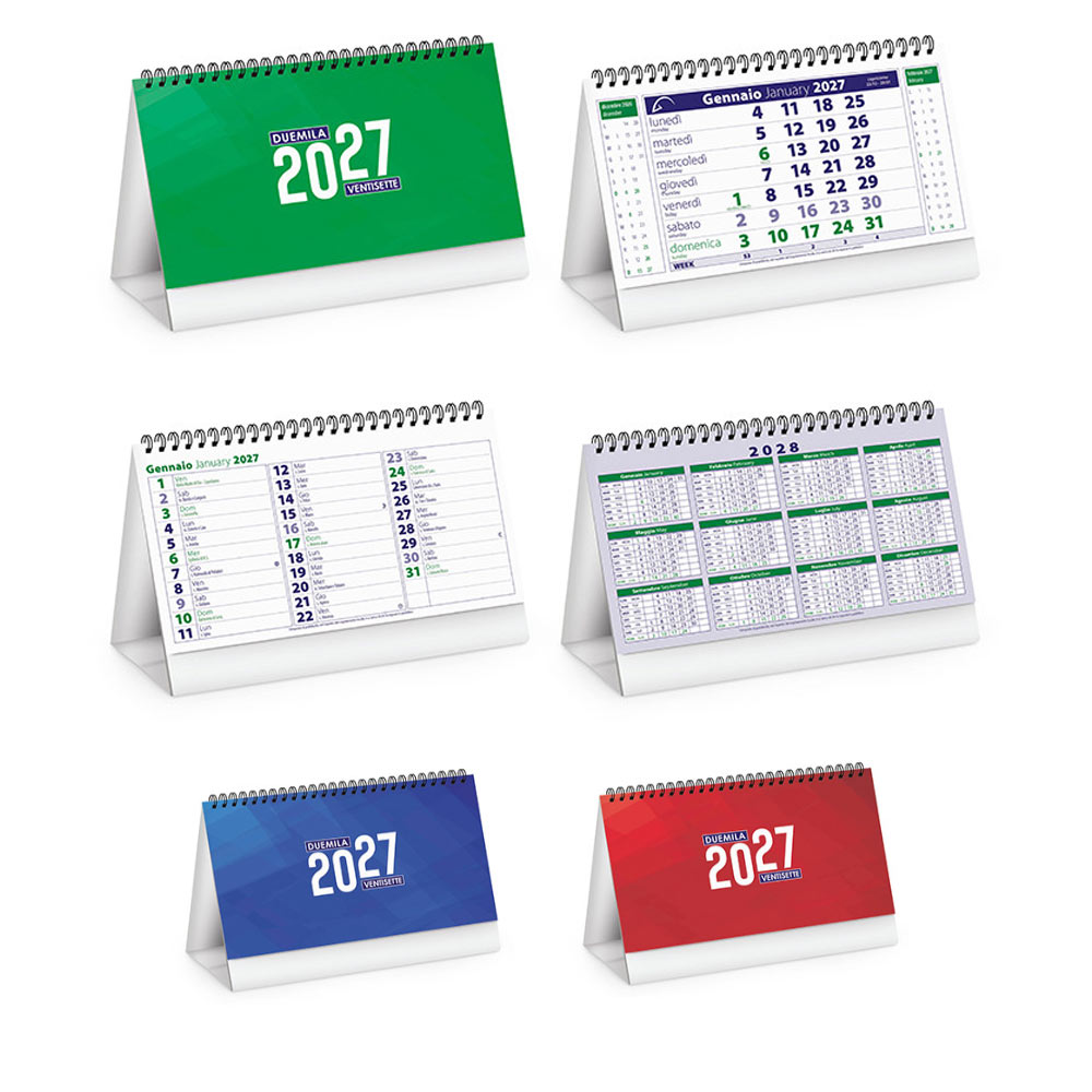 CALENDARIO DA TAVOLO CHART TABLE