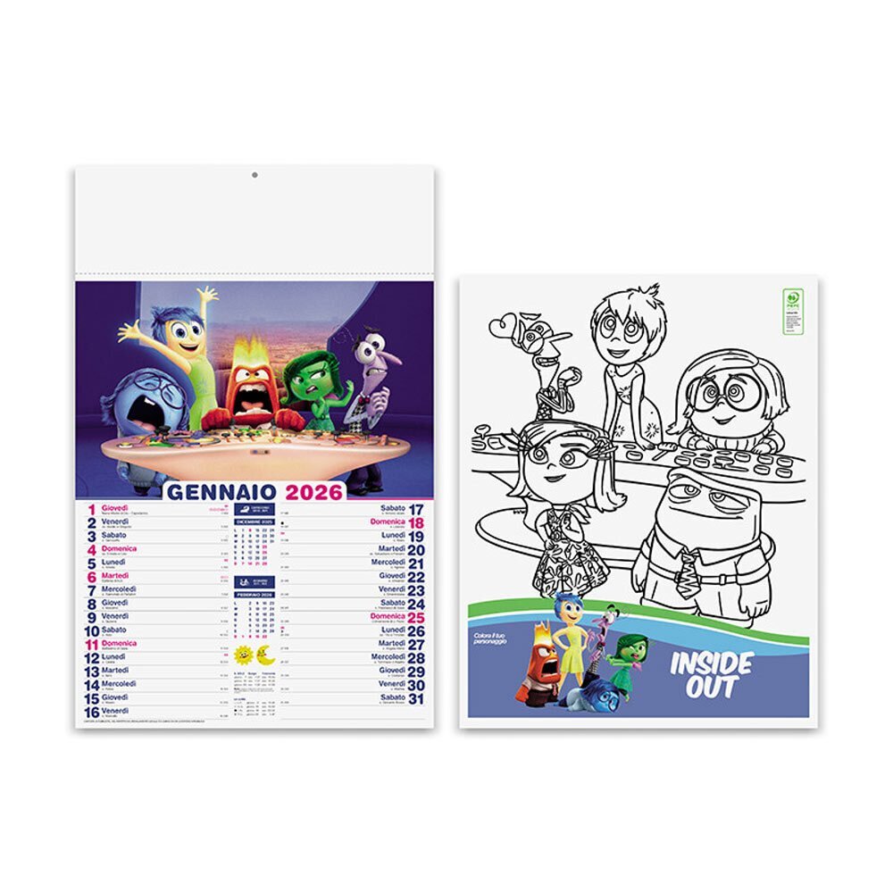 CALENDARIO FAVOLE 2026