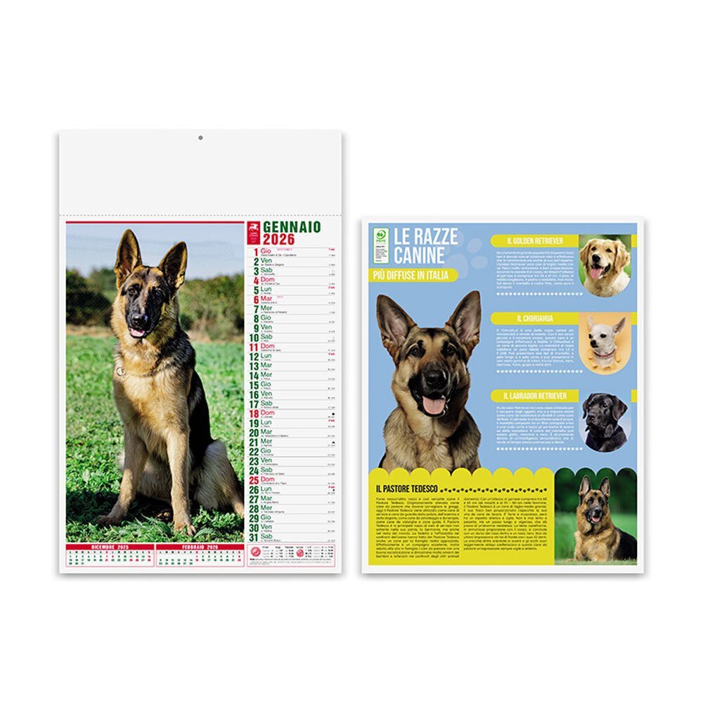 CALENDARIO CANI E GATTI 2026