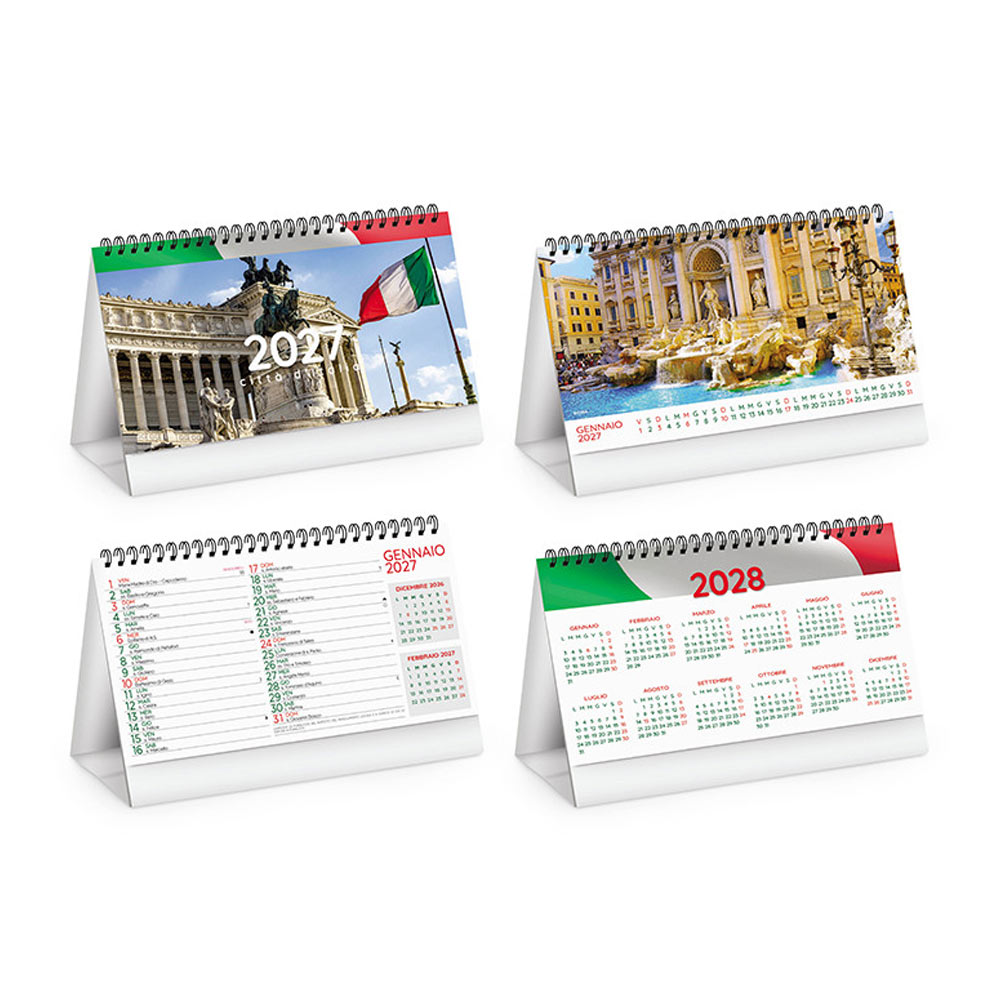 CALENDARIO DA TAVOLO CITTA D ITALIA