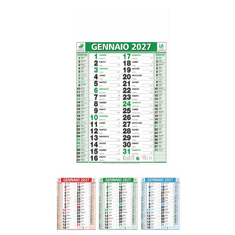 CALENDARIO OLANDESE MEDIO