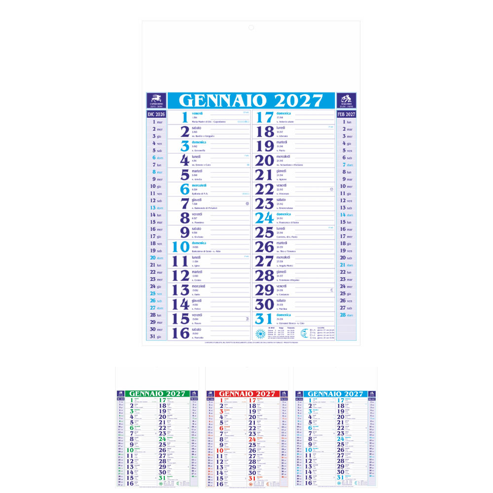 CALENDARIO OLANDESE MEDIO