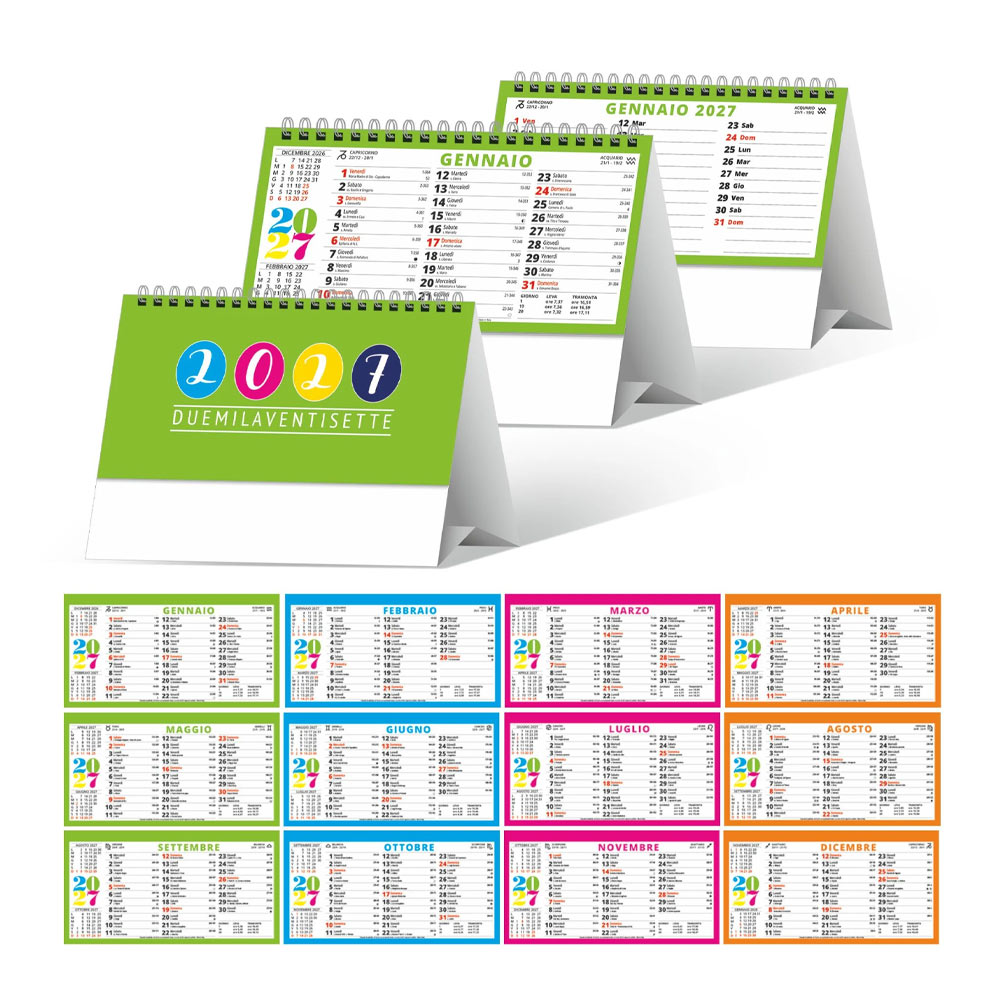 CALENDARIO DA TAVOLO SVEDESE
