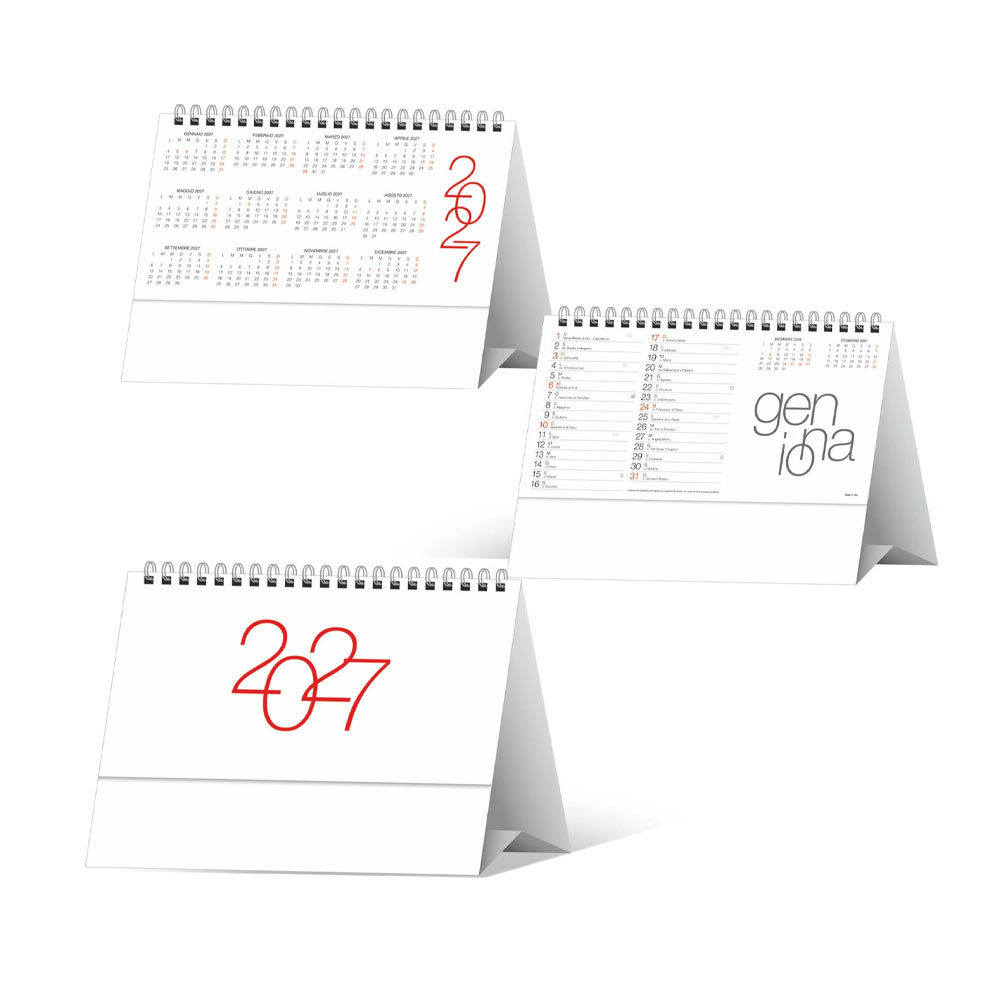 CALENDARIO DA TAVOLO DESIGN