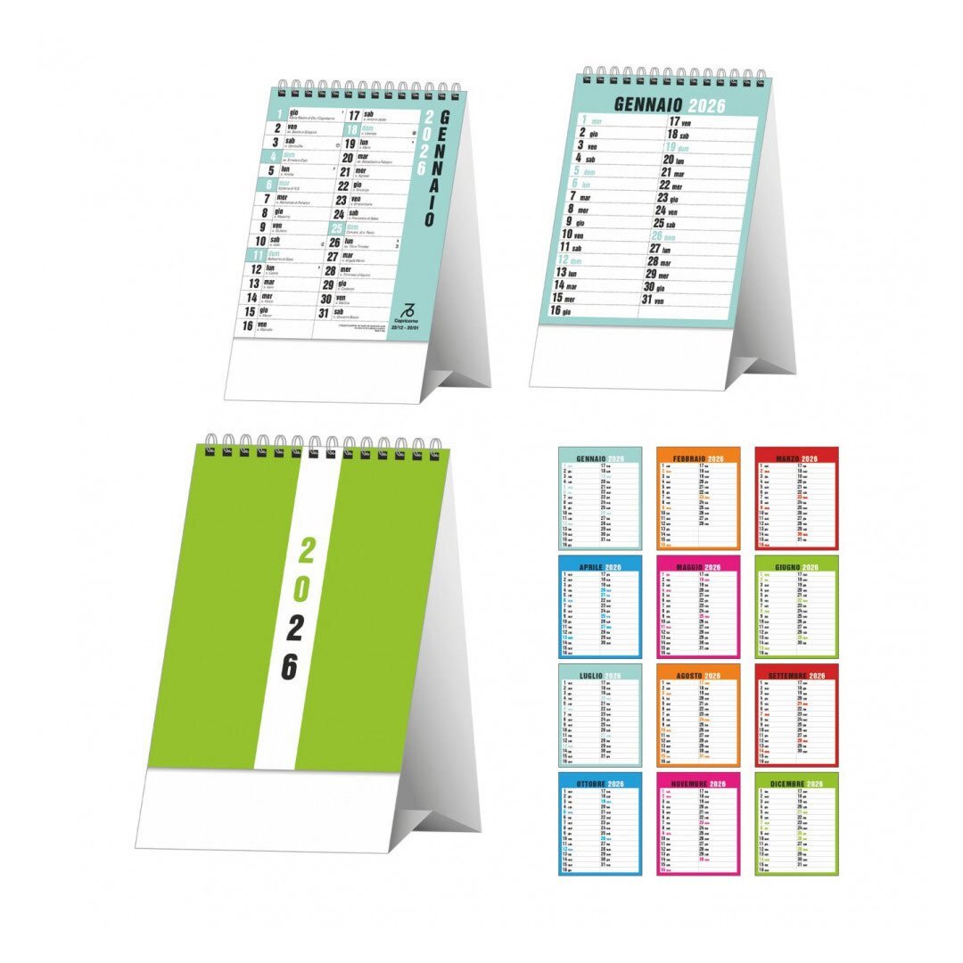 CALENDARIO DA TAVOLO NORVEGESE 2026