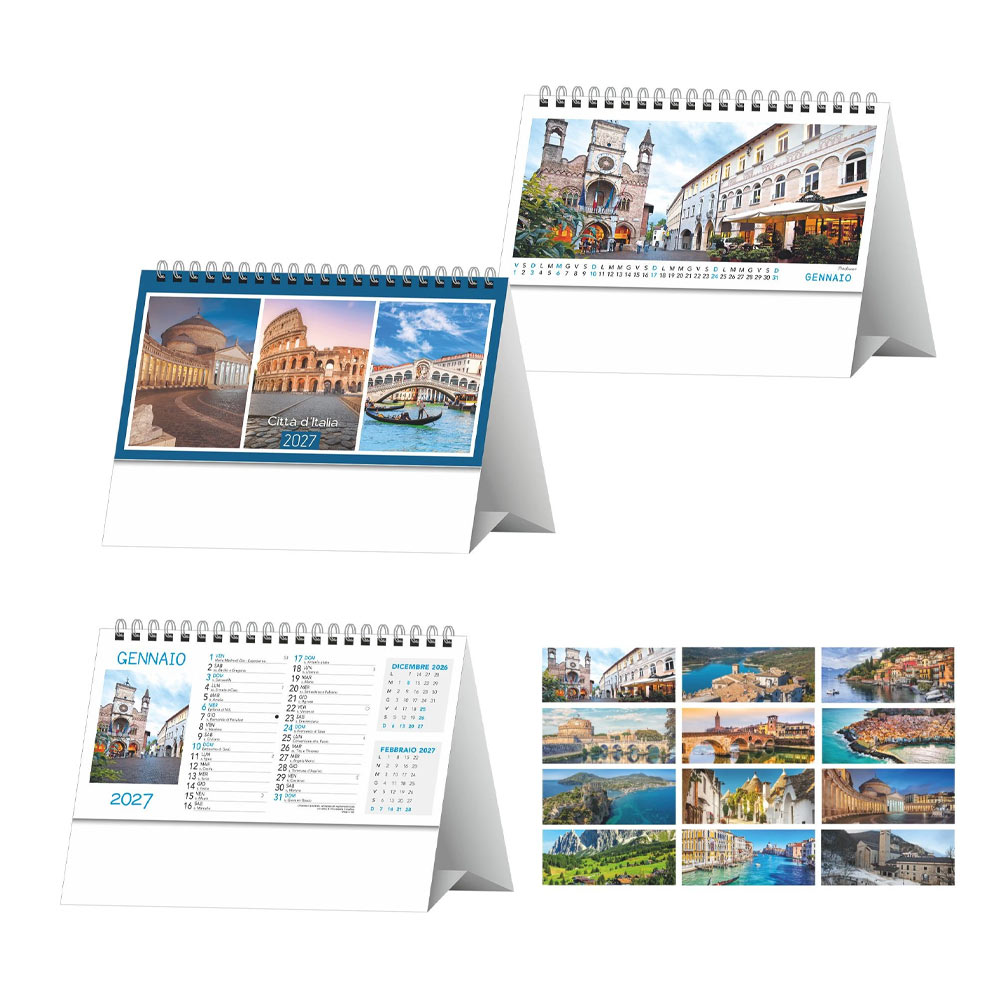 CALENDARIO DA TAVOLO PAESAGGI E CITTA