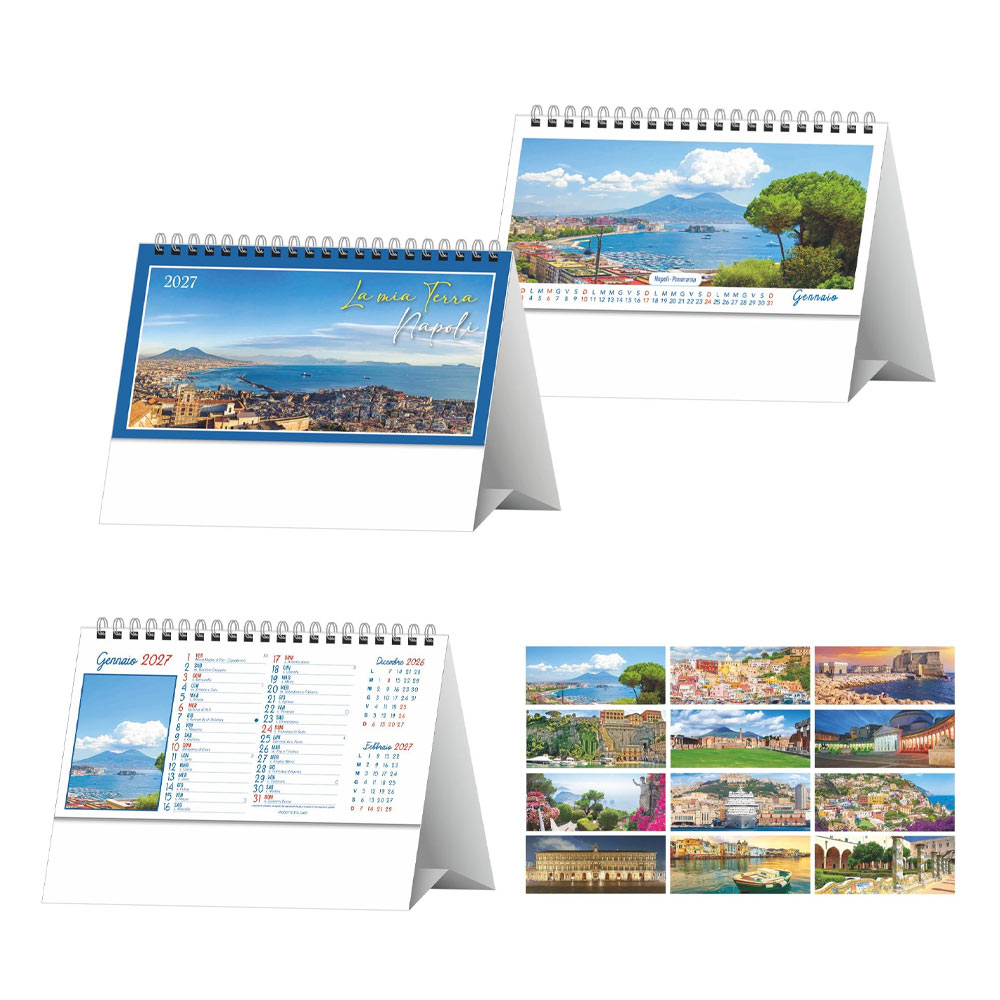 CALENDARIO DA TAVOLO NAPOLI ANTICA
