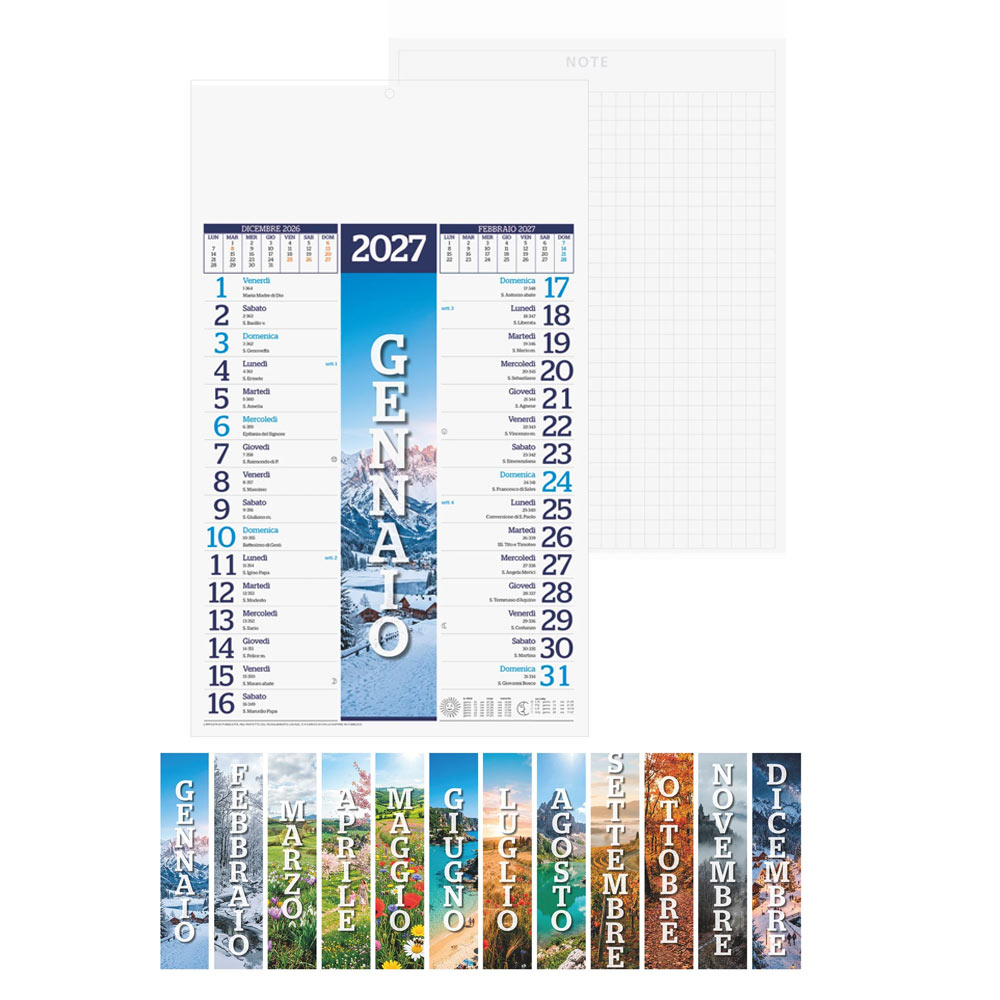 CALENDARIO QUATTRO STAGIONI