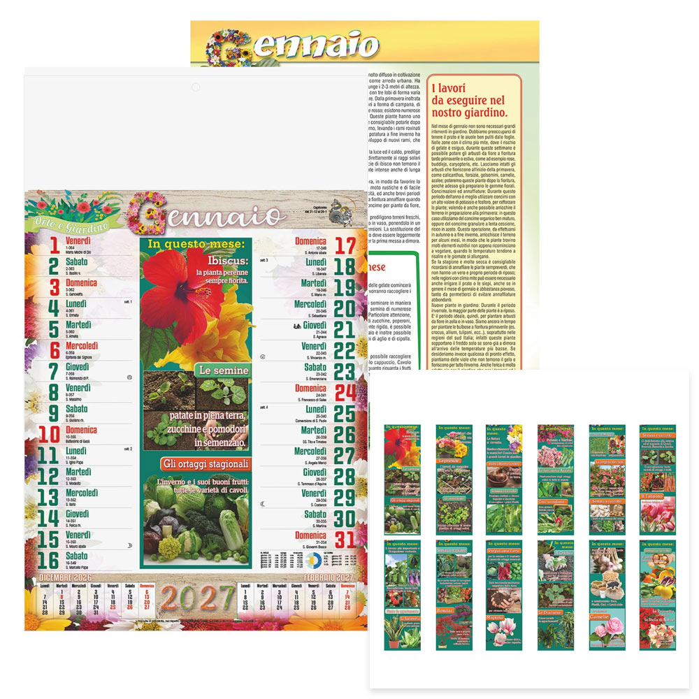 CALENDARIO ORTO E GIARDINO