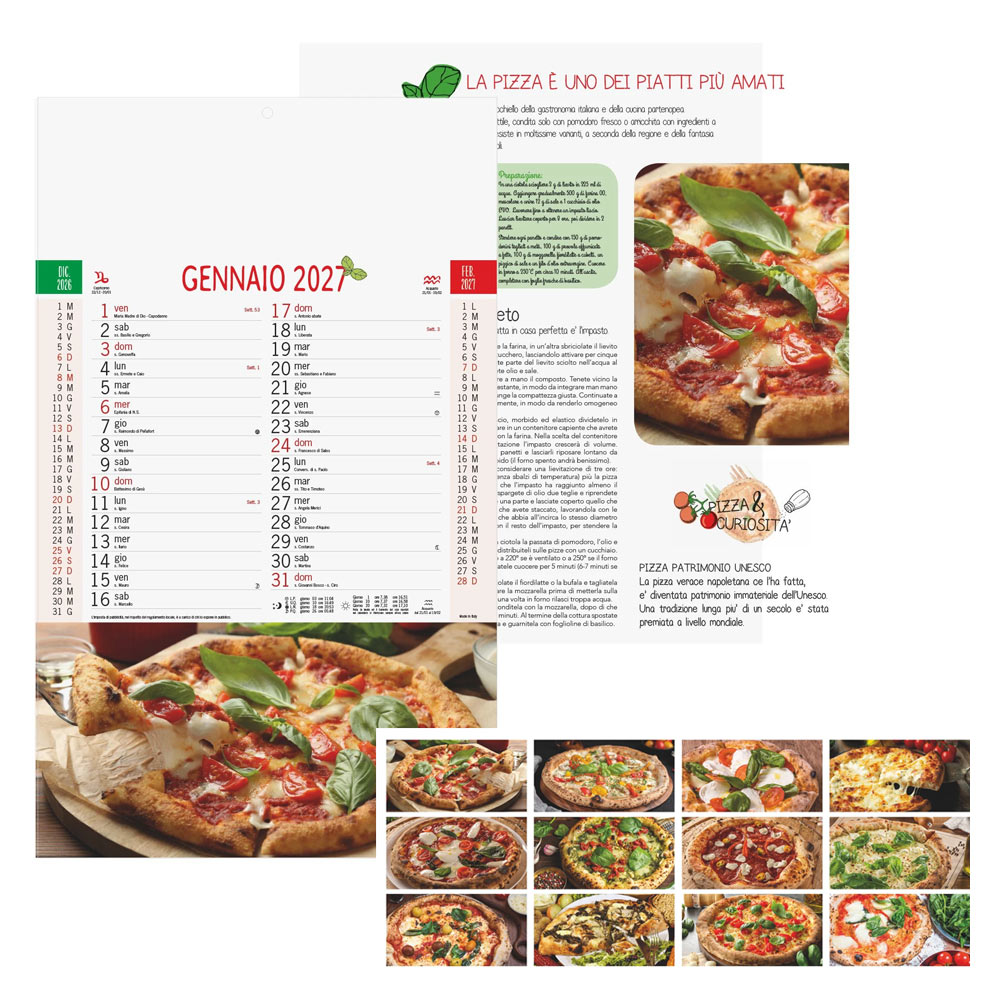 CALENDARIO PIZZA
