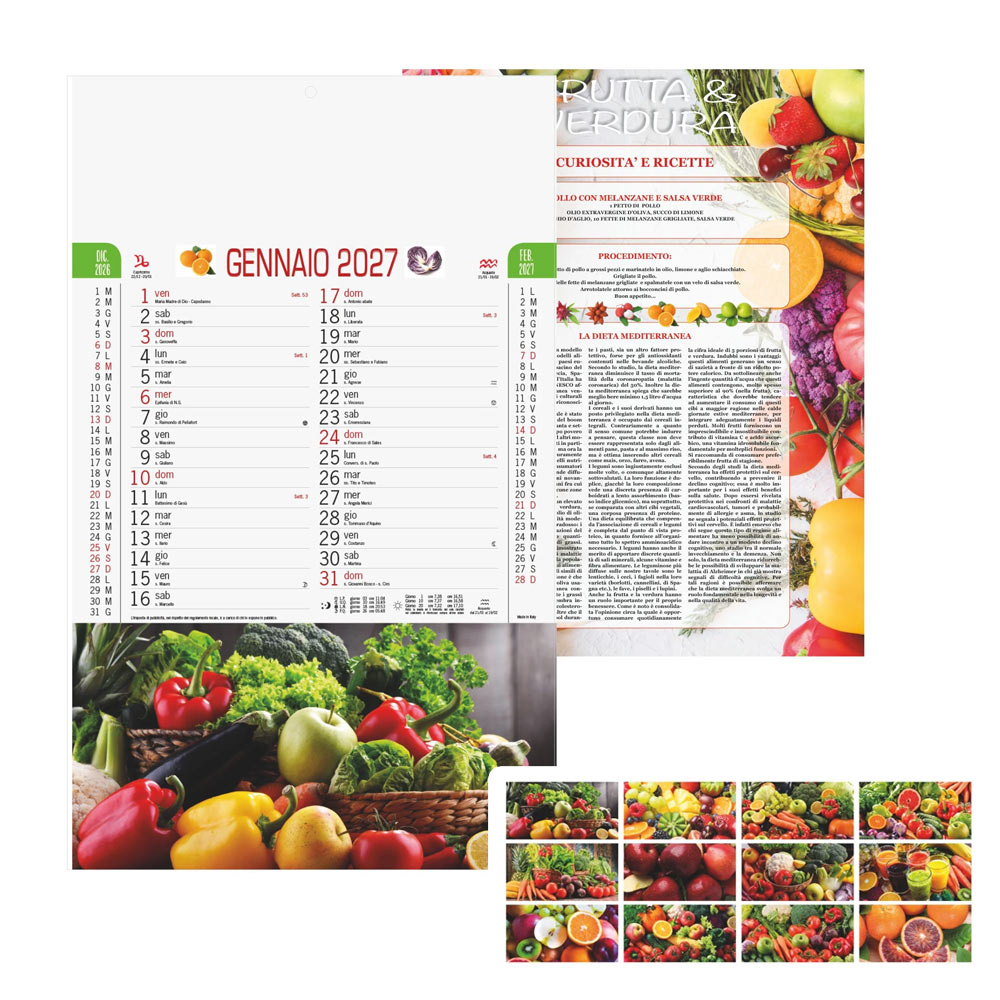 CALENDARIO FRUTTA E ORTAGGI