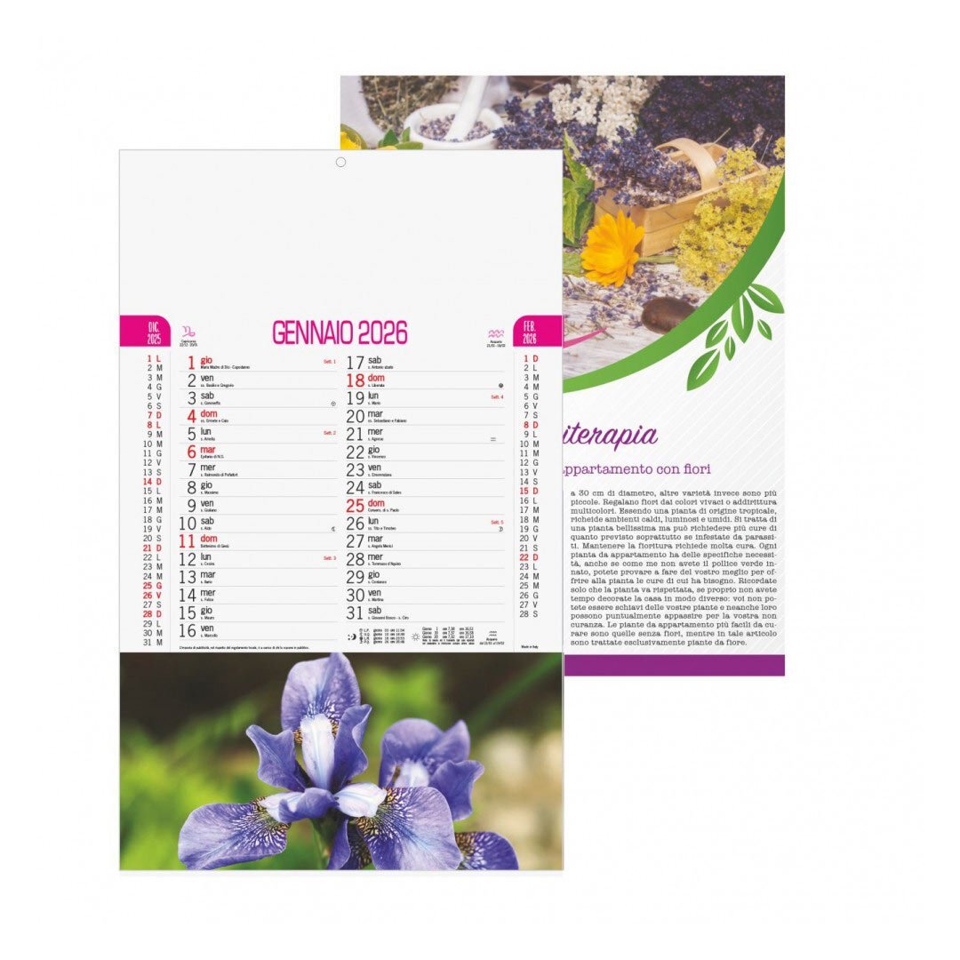 CALENDARIO FIORI 2 2026