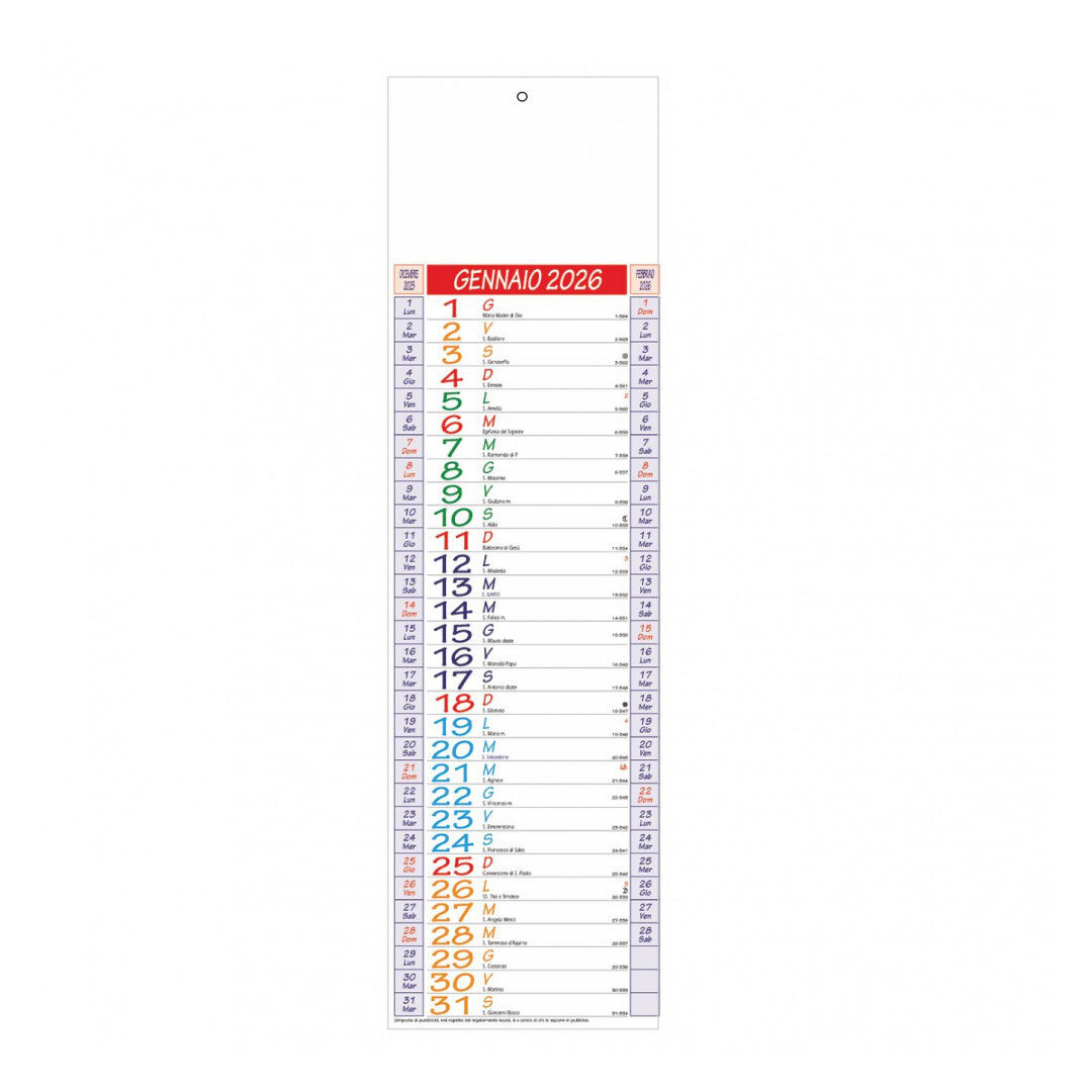 CALENDARIO OLANDESE SILHOUETTE 2026
