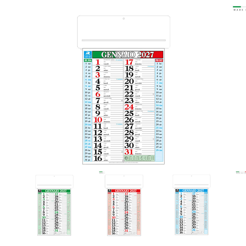 CALENDARIO OLANDESE PASSAFOGLI