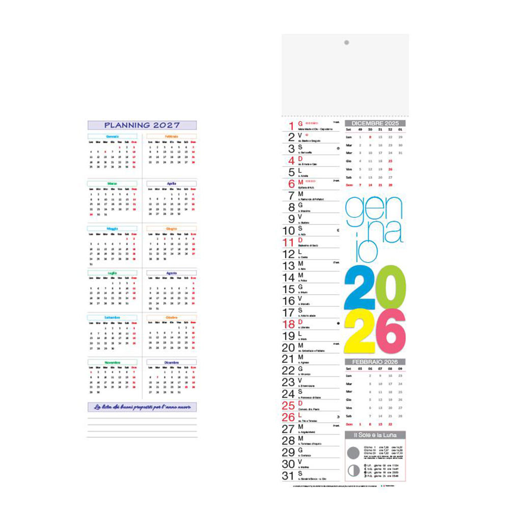 CALENDARIO SILHOUETTE STYLE 4 COLOR