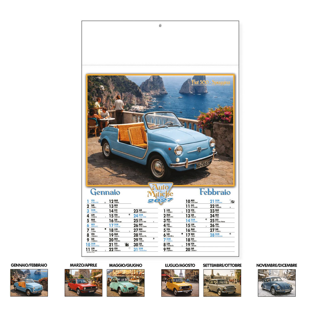 CALENDARIO AUTO D'EPOCA