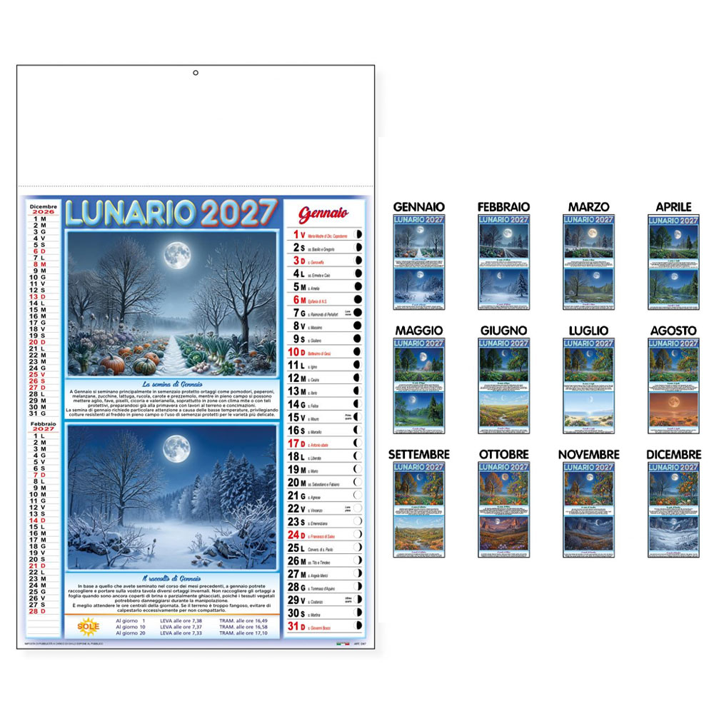 CALENDARIO LUNARIO