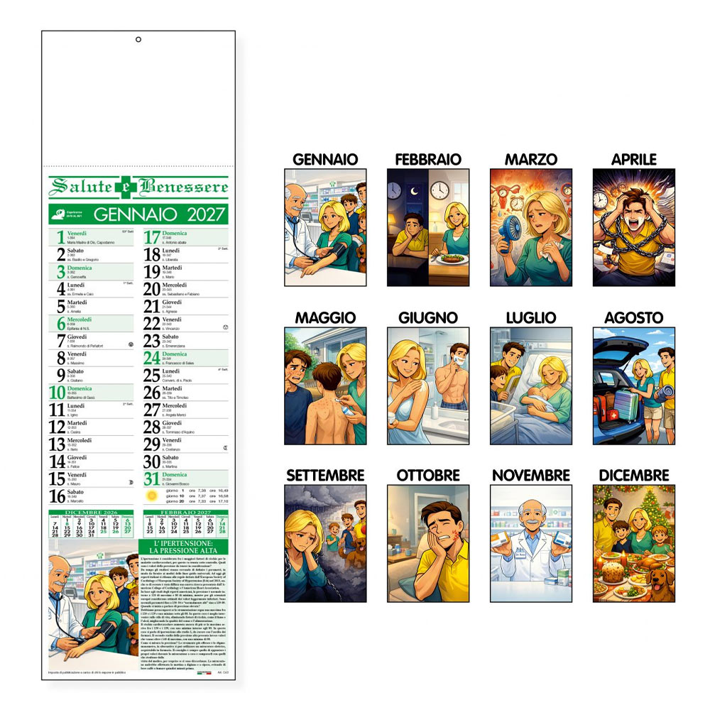 CALENDARIO SILHOUETTE FARMACIA
