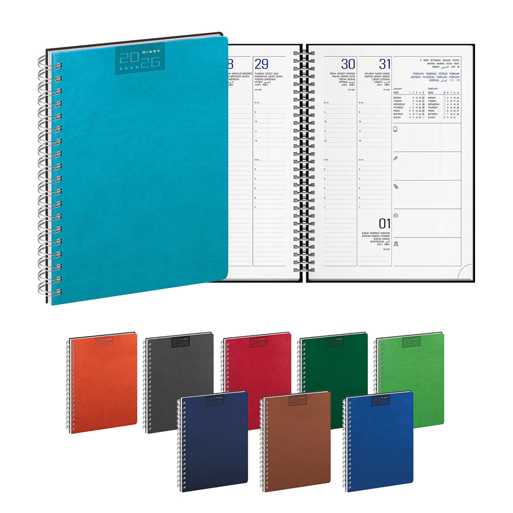 SPIRAL PRINTFLEX SETTIMANALE 17X24