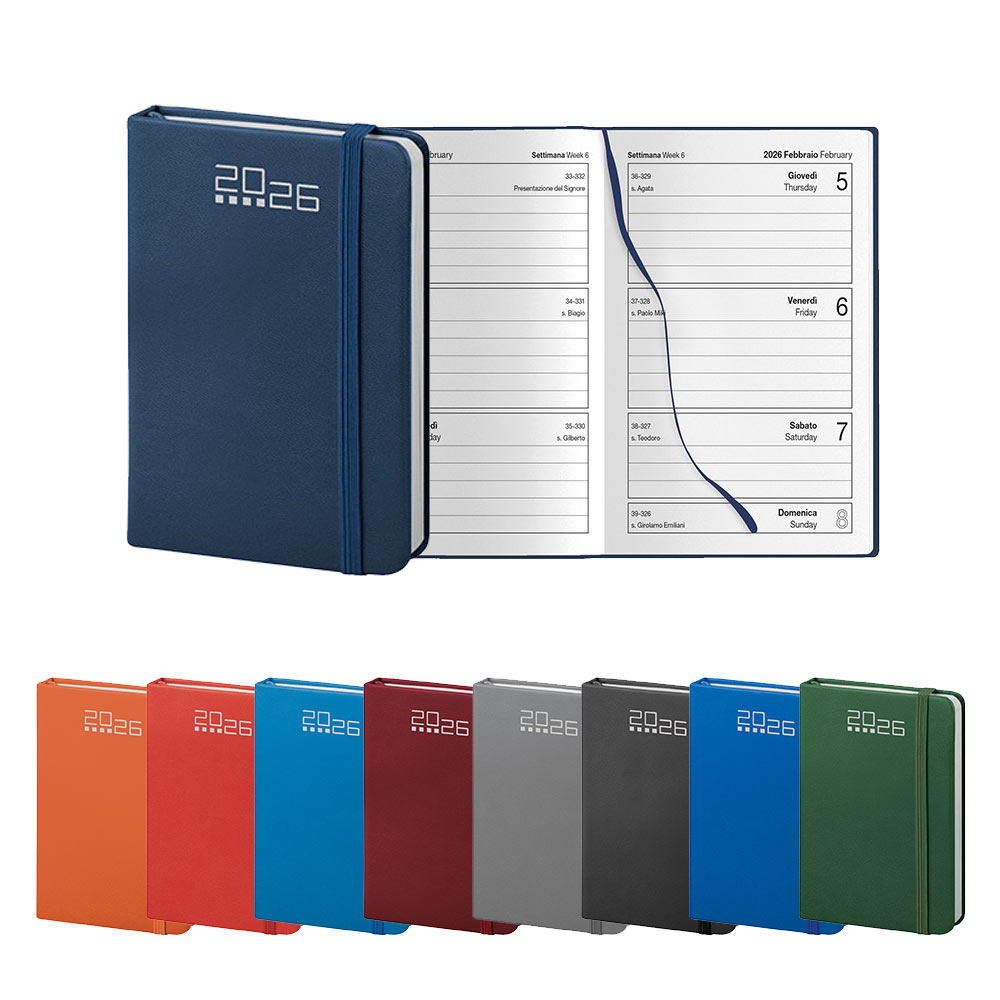 AGENDA TASCABILE SETTIMANALE 9X14