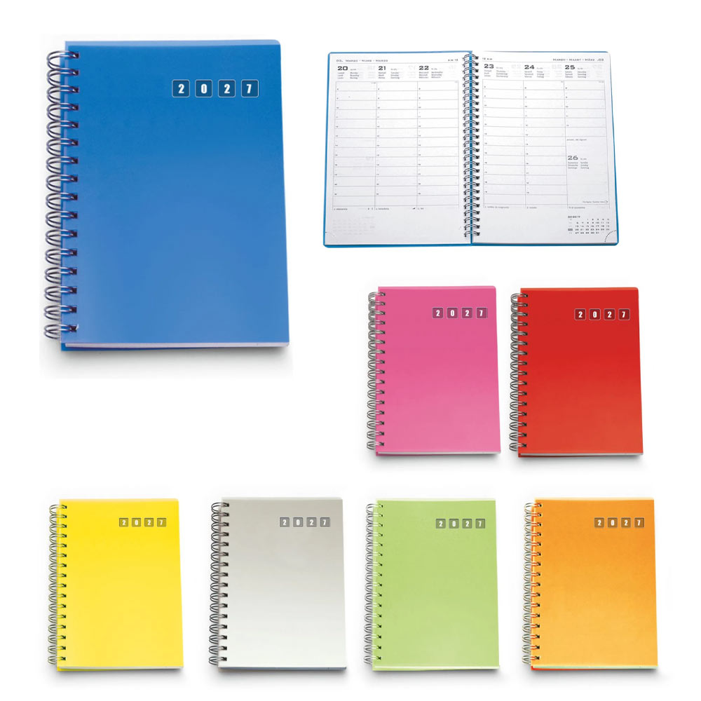 AGENDA SETTIMANALE POLIPROPILENE 17X24