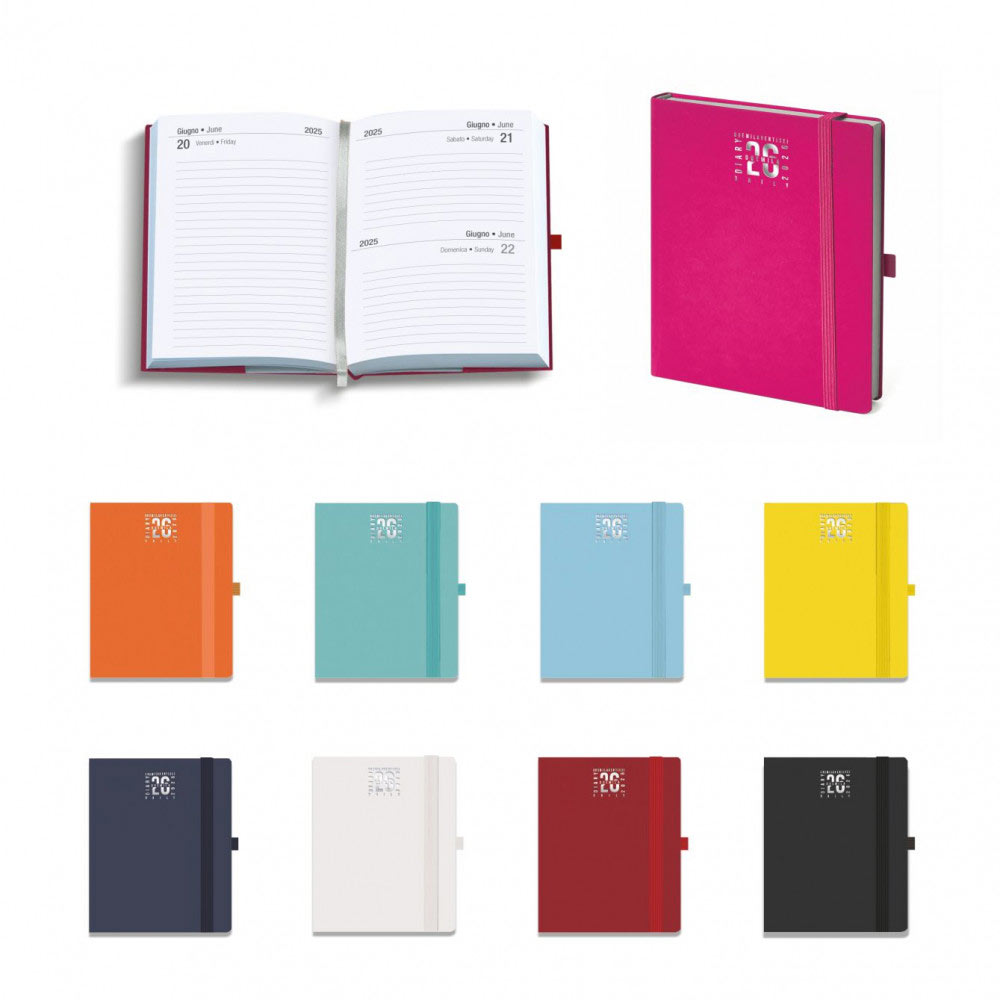 AGENDINA GIORNALIERA CON ELASTICO 9X13