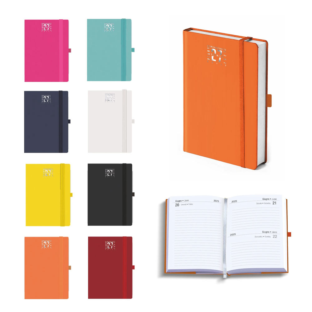AGENDINA GIORNALIERA CON ELASTICO 9X13