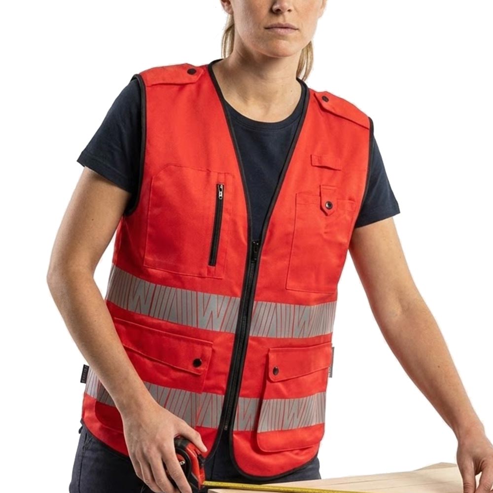 GILET ALTA VISIBILITA E BANDE RIFRANGENTI SEGMENTATE