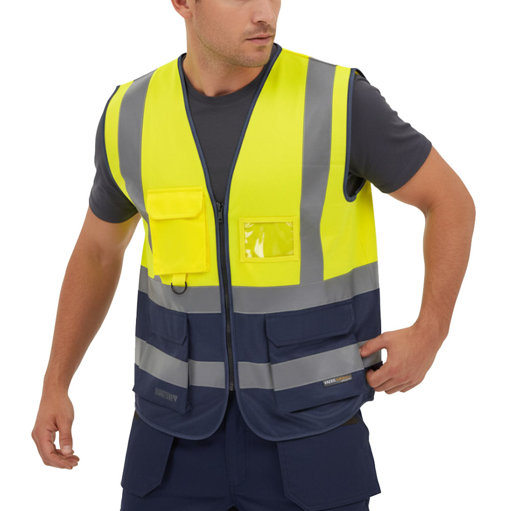 GILET ALTA VISIBILITA E BANDE RIFRANGENTI