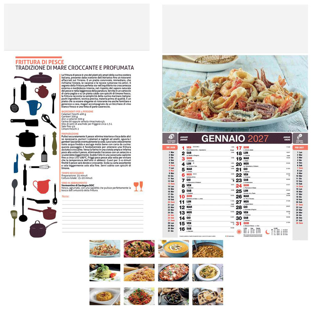 CALENDARIO CUCINA