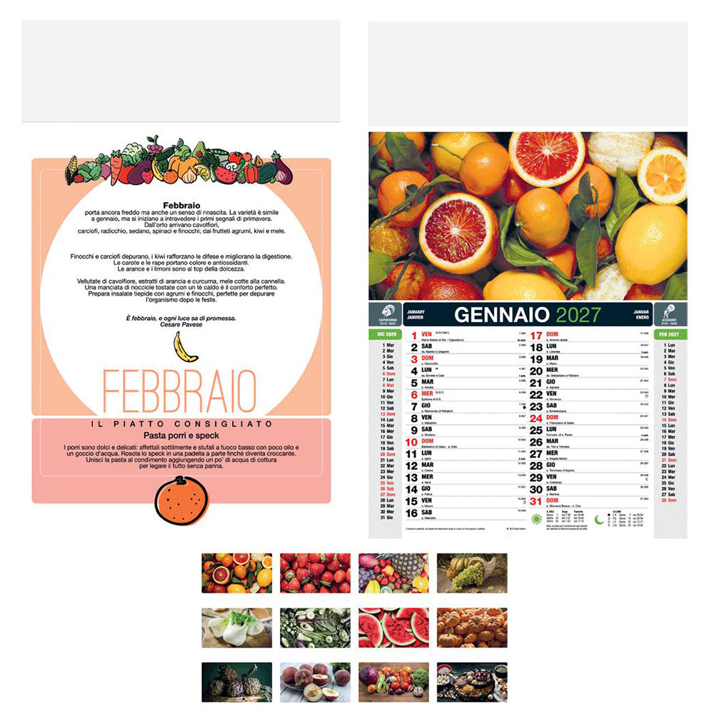 CALENDARIO FRUTTA E VERDURA