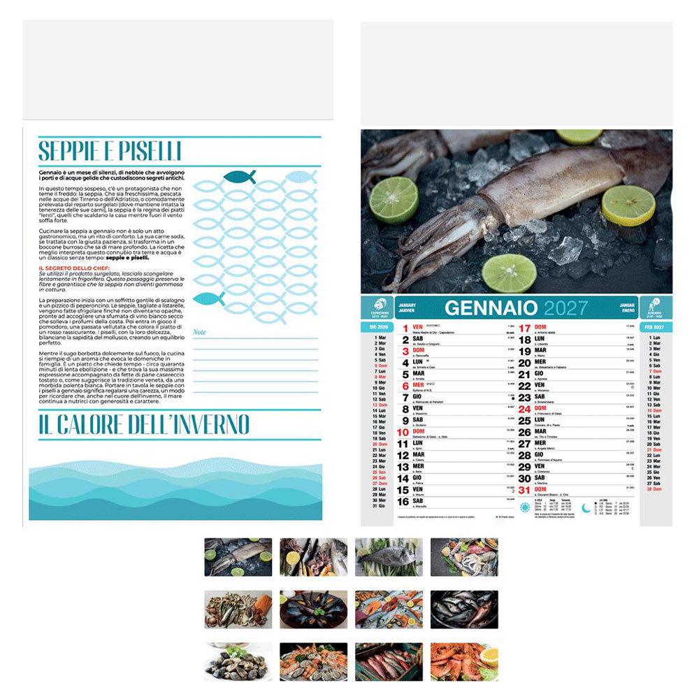 CALENDARIO SAPORI DEL MARE