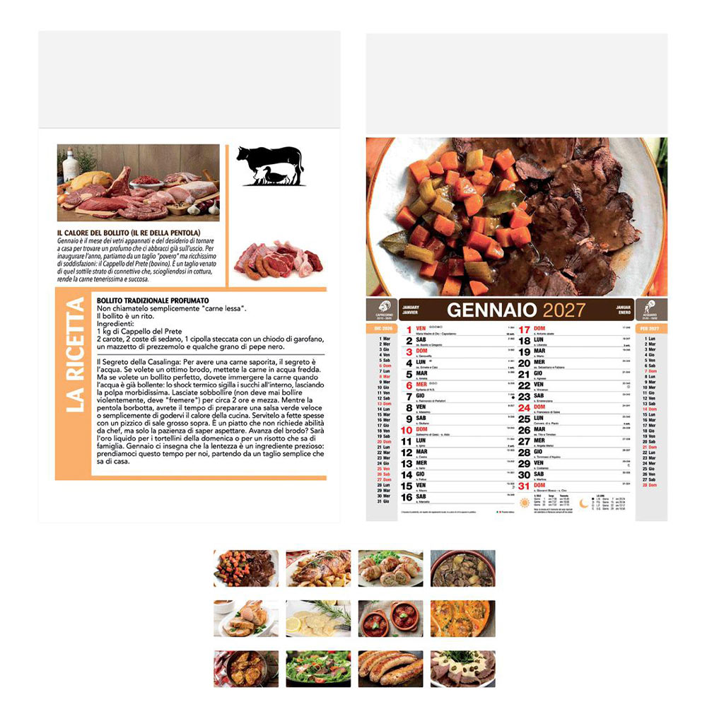 CALENDARIO CARNE IN TAVOLA 2025