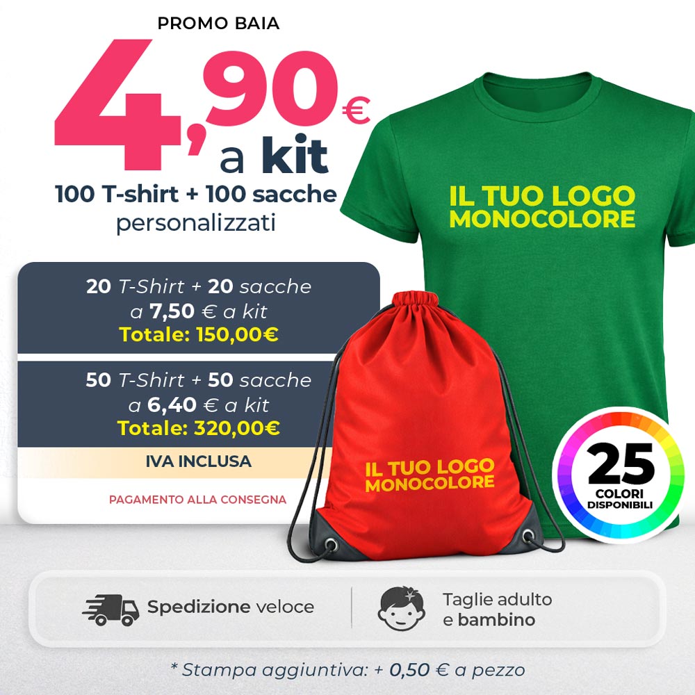 Promo t-shirt sacca
