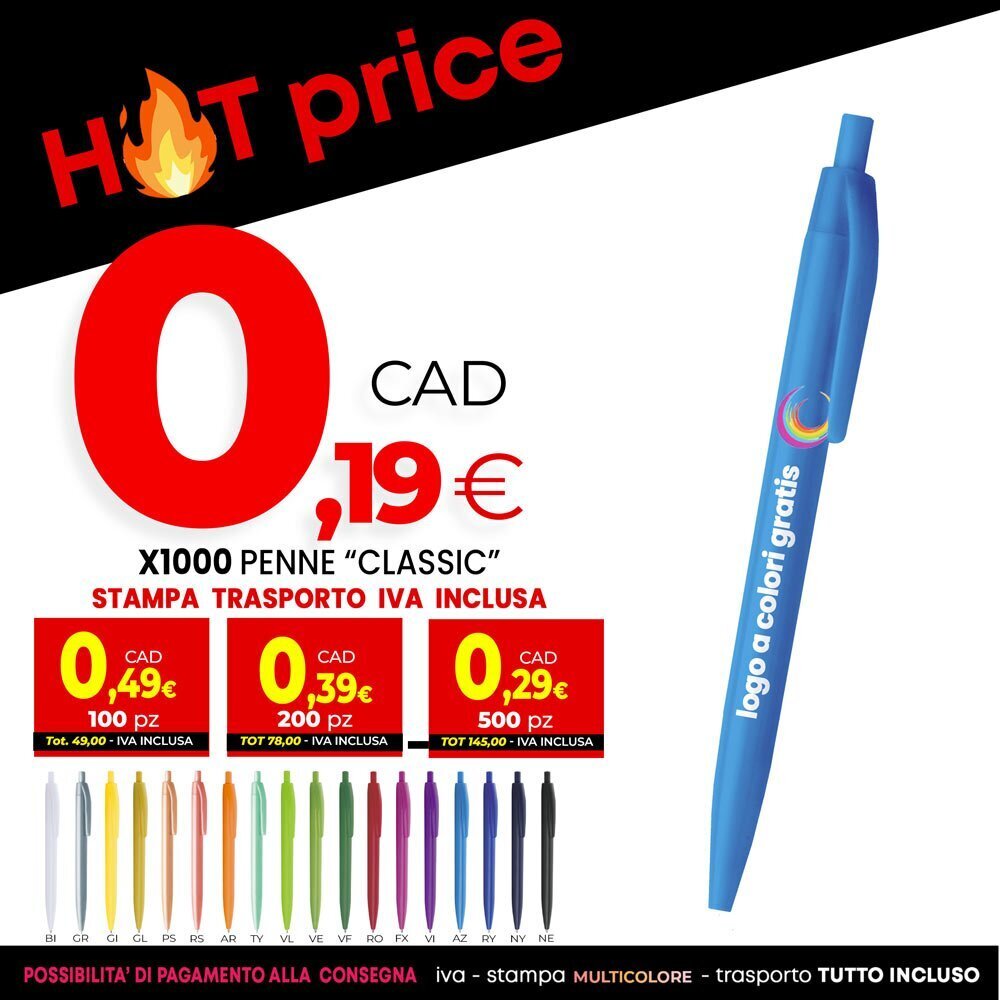PROMOZIONE HOT PRICE PENNA CLASSIC hot price penna classic.jpg