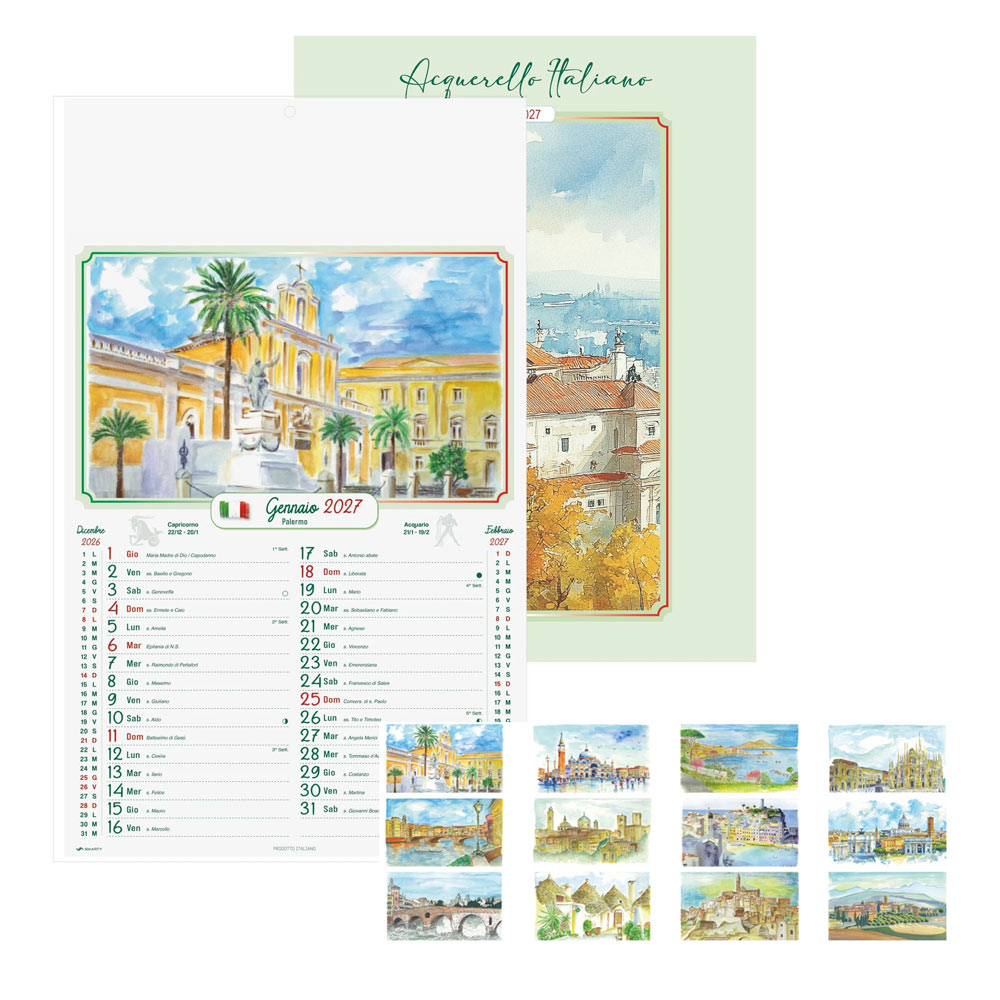 CALENDARIO CITTA D'ITALIA