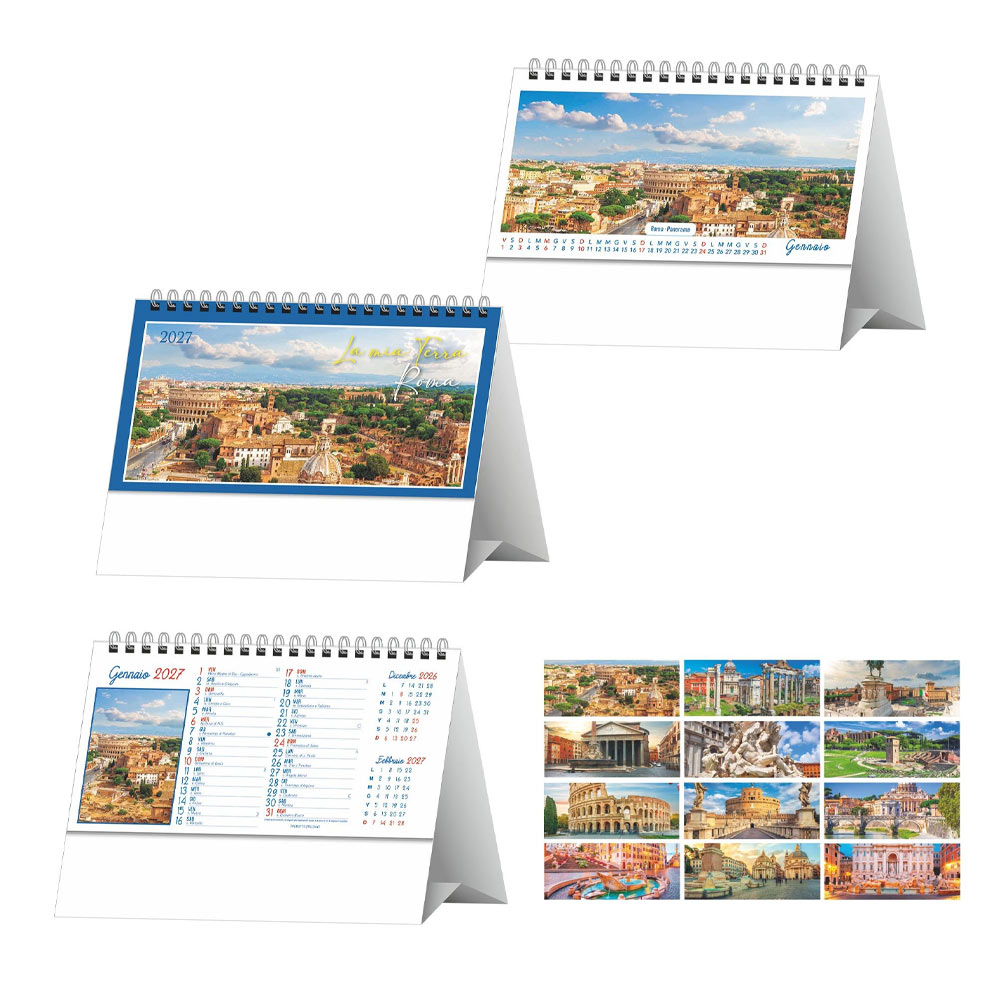 CALENDARIO DA TAVOLO ROMA