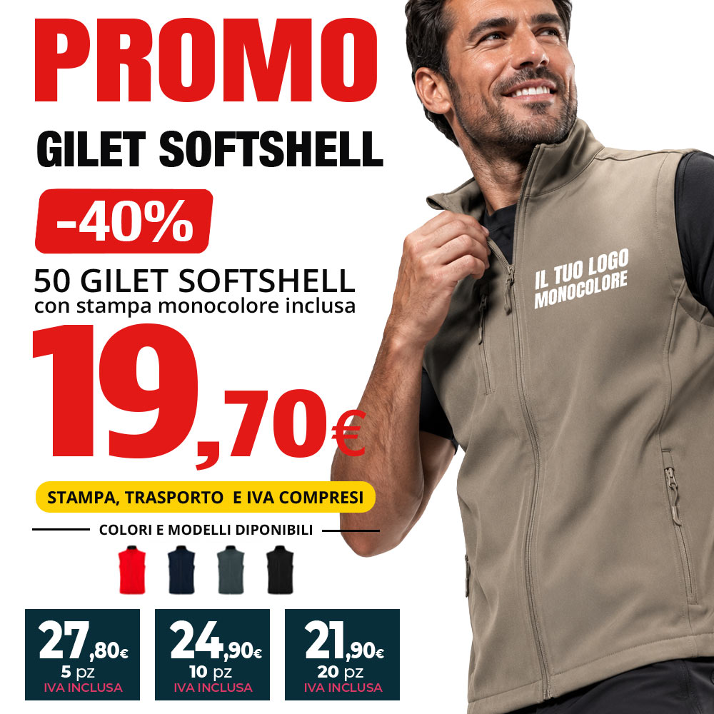 PROMO GILET SOFTSHELL