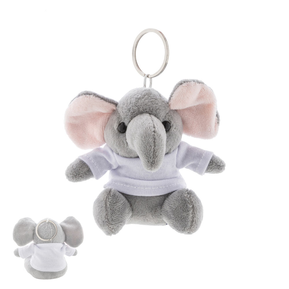 PORTACHIAVI PELUCHE ELEFANTE