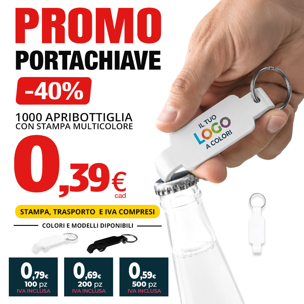 Promo portachiave apribottiglia